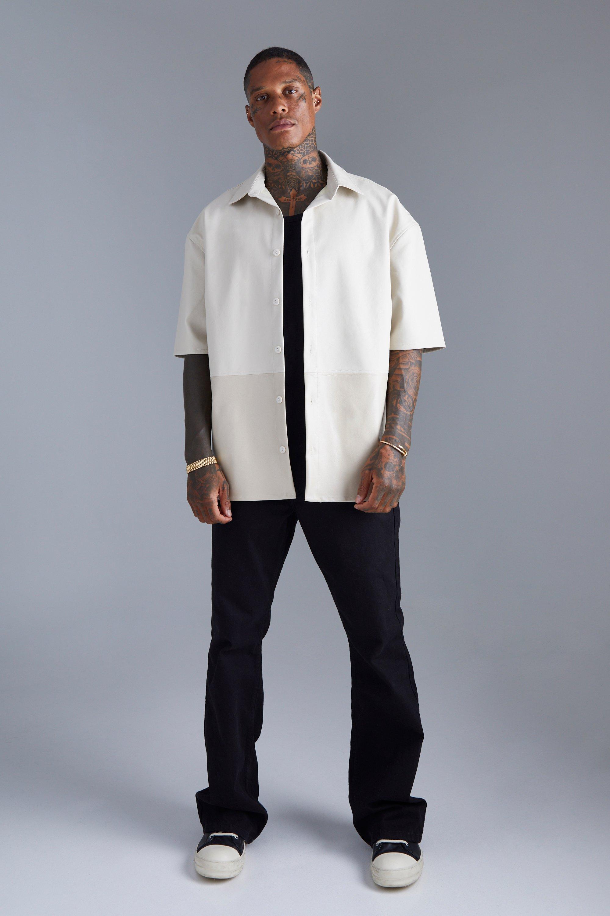 Chemise manche courte homme oversize new arrivals